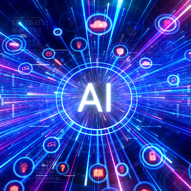 Visual representation of artificial intelligence driving insights, automation, and smarter go-to-market execution through Aventi Group's AI Enablement Services.