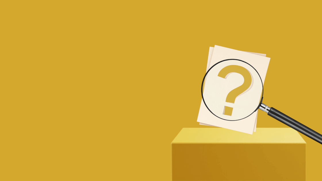 magnifying glass over a question mark for Aventi Group Product Marketing